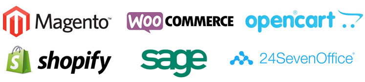 Magento, woocommerce, shopify
